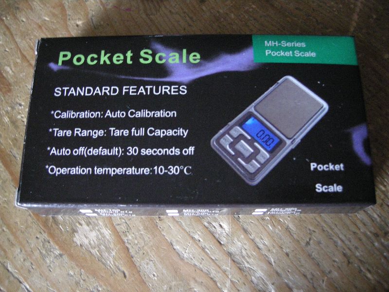 (afbeelding voor) Pocket scale 0,01 - 200 gram